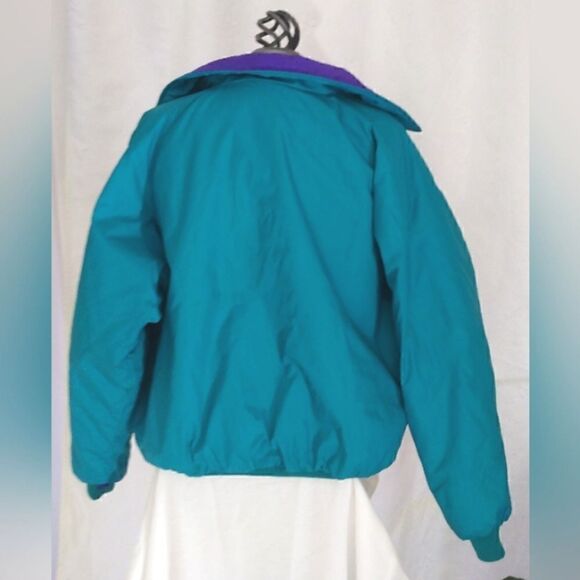 Columbia Reversible Spring & Fall Windbreaker Jacket SZ medium - Large Vintage - Picture 13 of 16
